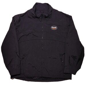 BEST BUY Geek Squad Jacket Full Zip Nylon Heavyweight Black Men's XL